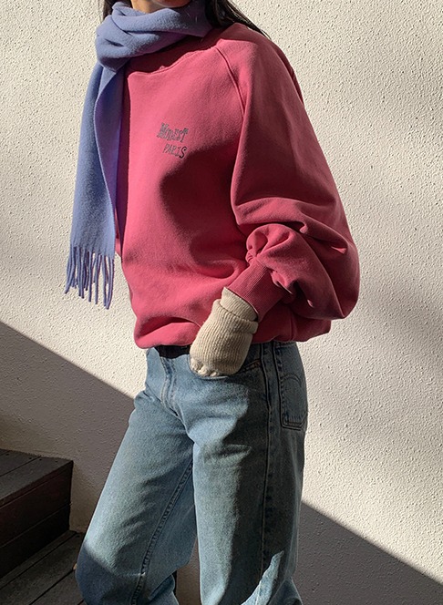 Paris Sweatshirt - under pink